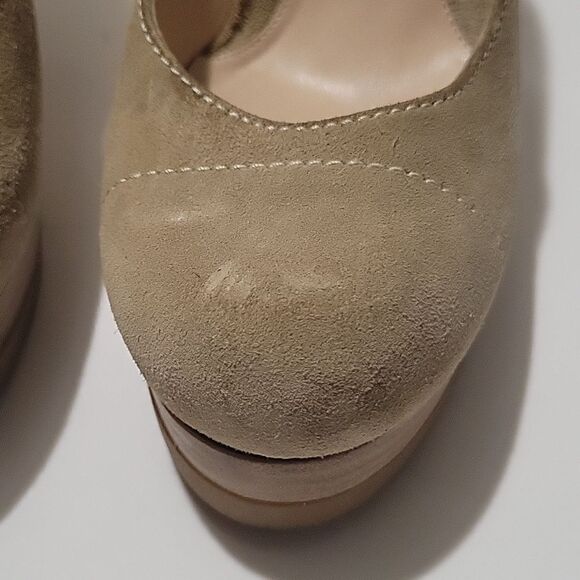 Fendi Suede Nubuck Stilleto Platform Pumps SZ 40 - Picture 4 of 14